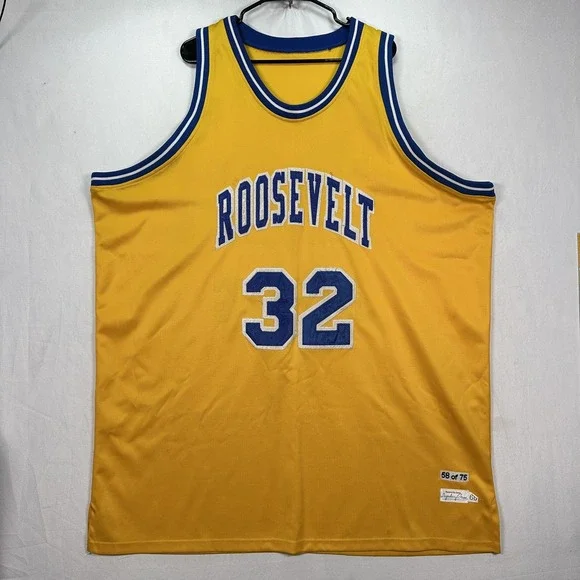 Julius Erving Roosevelt High Basketball Jersey Men 60 3XL #32 Legendary 58 of 75 - Picture 2 of 7